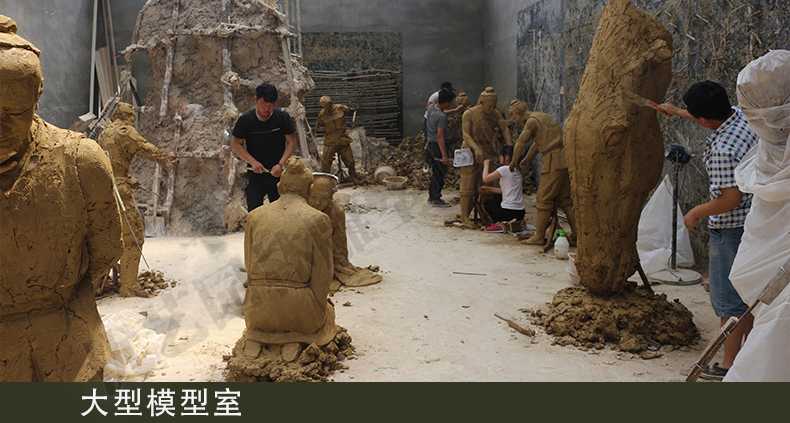 銅雕塑模型室，銅雕塑模型
